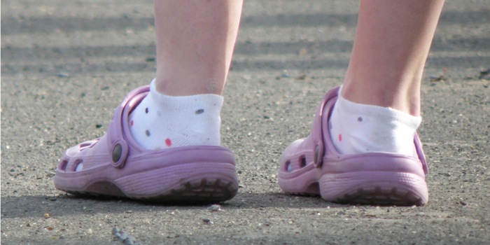 Crocs plastic shoes top